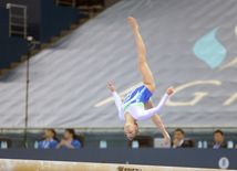 Bakıda idman gimnastikası üzrə Dünya Kuboku yarışlarının ikinci günü start götürüb. Azərbaycan, 20 fevral, 2016